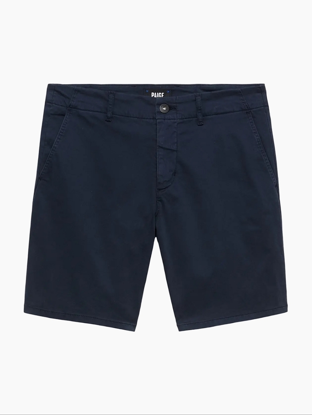 PAIGE Phillips Fit Chino Shorts Deep Anchor Blue Preppy Old Money Men's 36 New